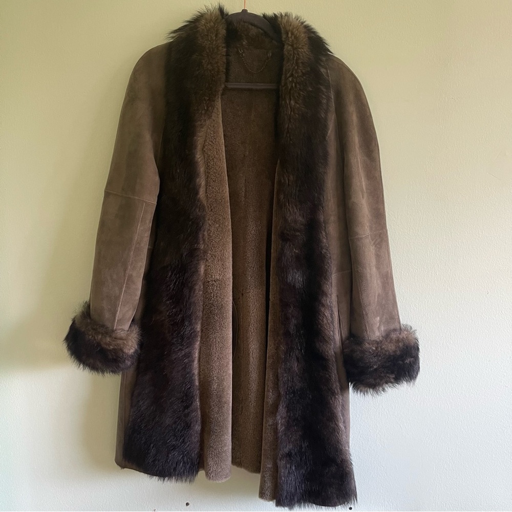 Jean Guise Tanatar AS Lambskin and Shearling Coat